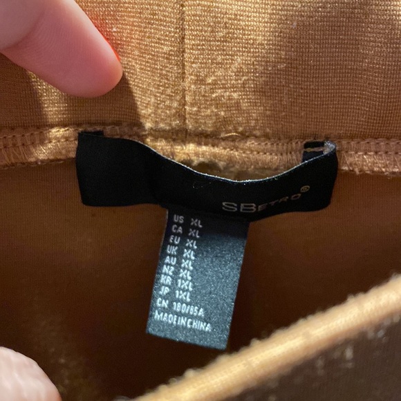 Tan Flare Pants - Picture 3 of 4